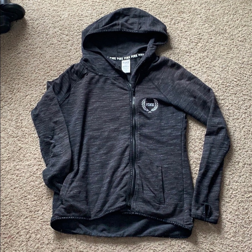 PINK Victoria’s Secret Asymmetrical Zip Up